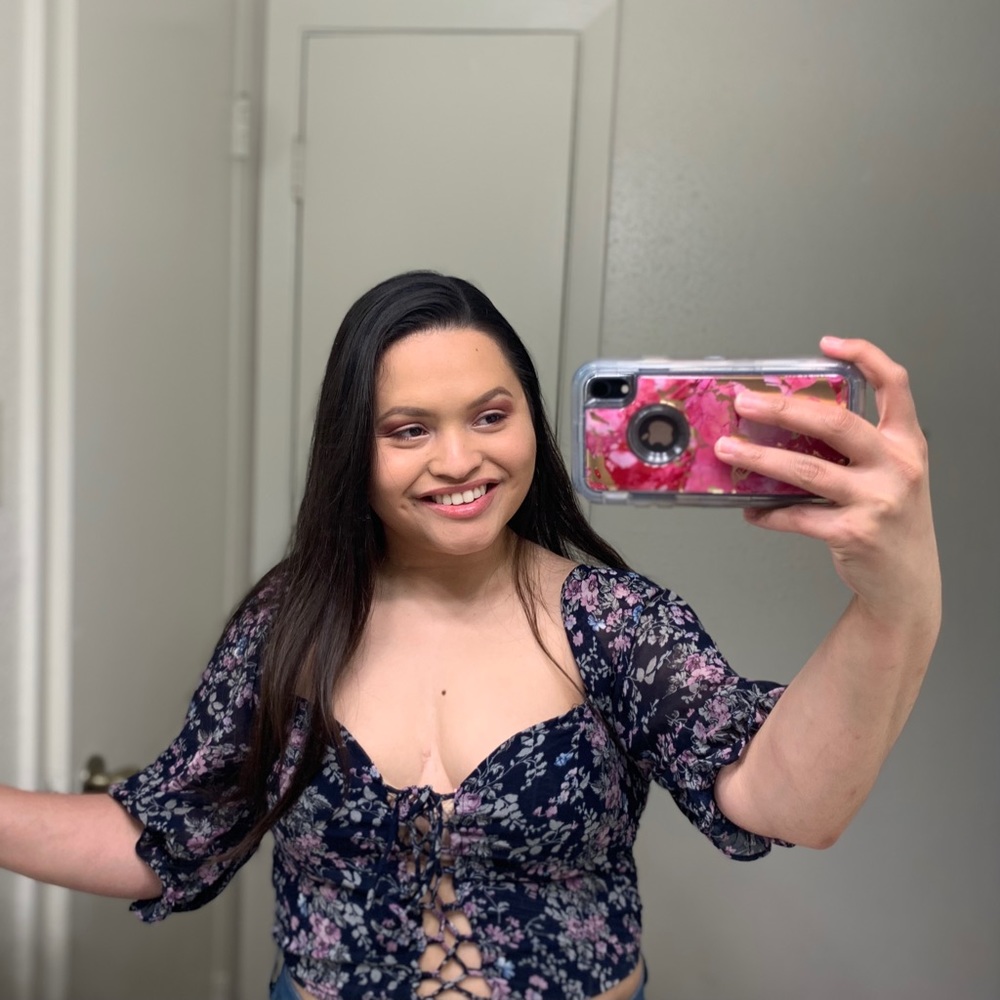 Floral Corset Top